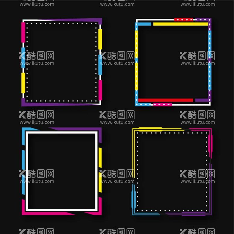 编号：38795212040231478391【酷图网】源文件下载-五彩边框