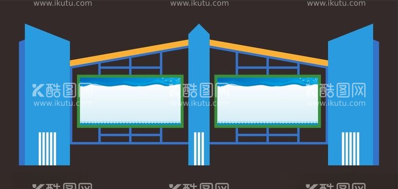 编号：88559903081243393429【酷图网】源文件下载-户外宣传栏