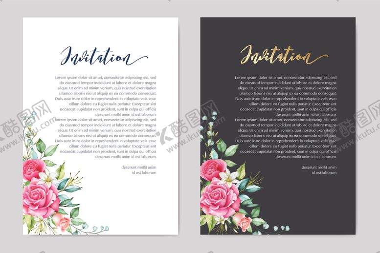 编号：62852109180304274881【酷图网】源文件下载-邀请卡