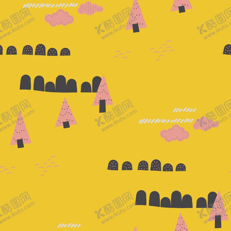 编号：22310110311728077724【酷图网】源文件下载-印花无缝背景