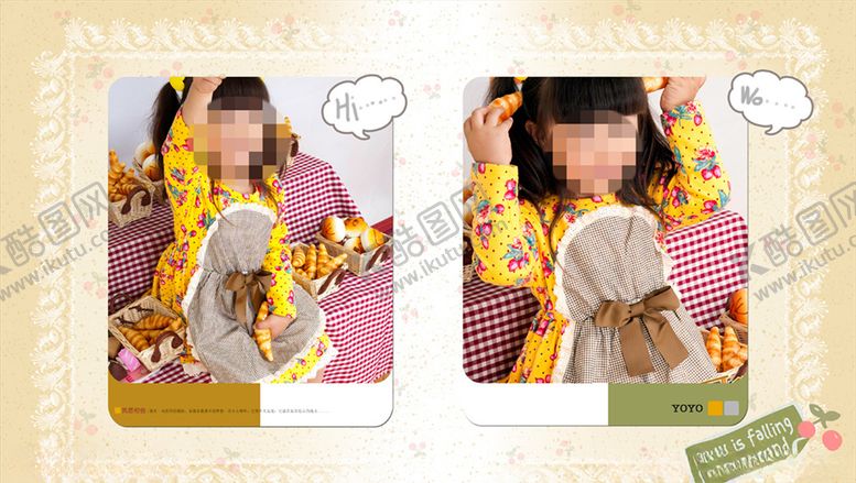 编号：12400505051353434856【酷图网】源文件下载-童年儿童周岁纪念相册PSD模板