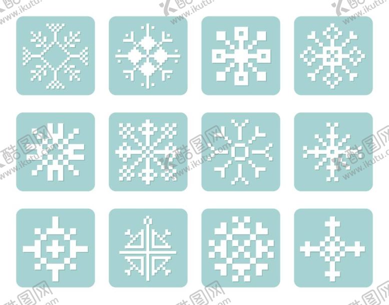 编号：83901209181610119142【酷图网】源文件下载-雪花图案