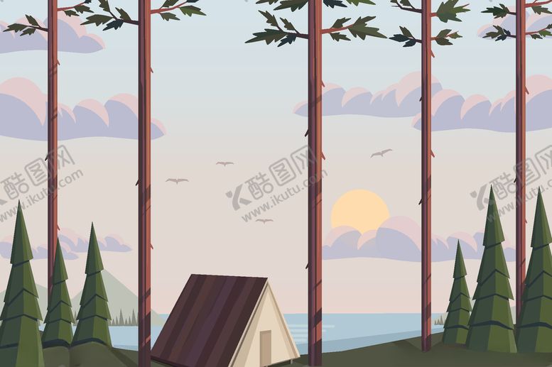 编号：73493109190810042482【酷图网】源文件下载-卡通风景