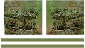 复古风图案女士背心设计