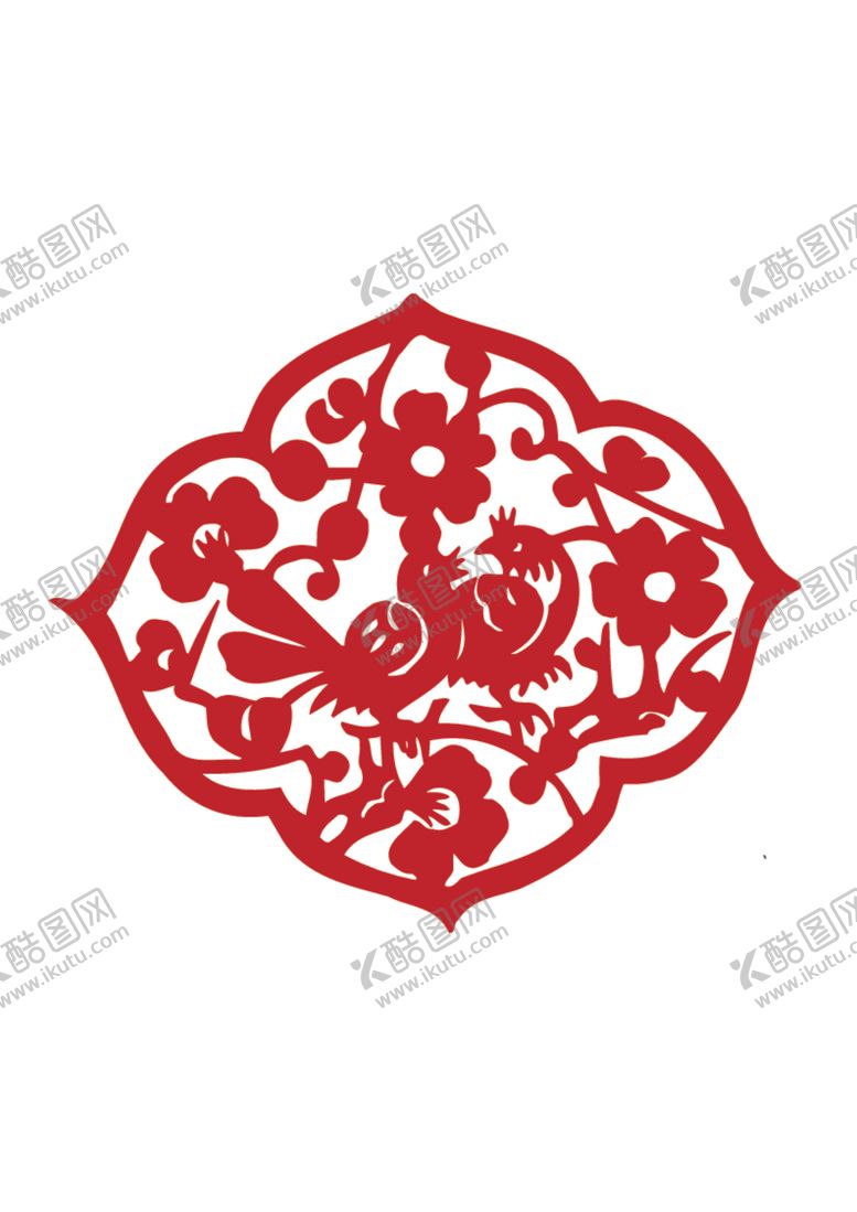 编号：73605312091411549702【酷图网】源文件下载-窗花剪纸