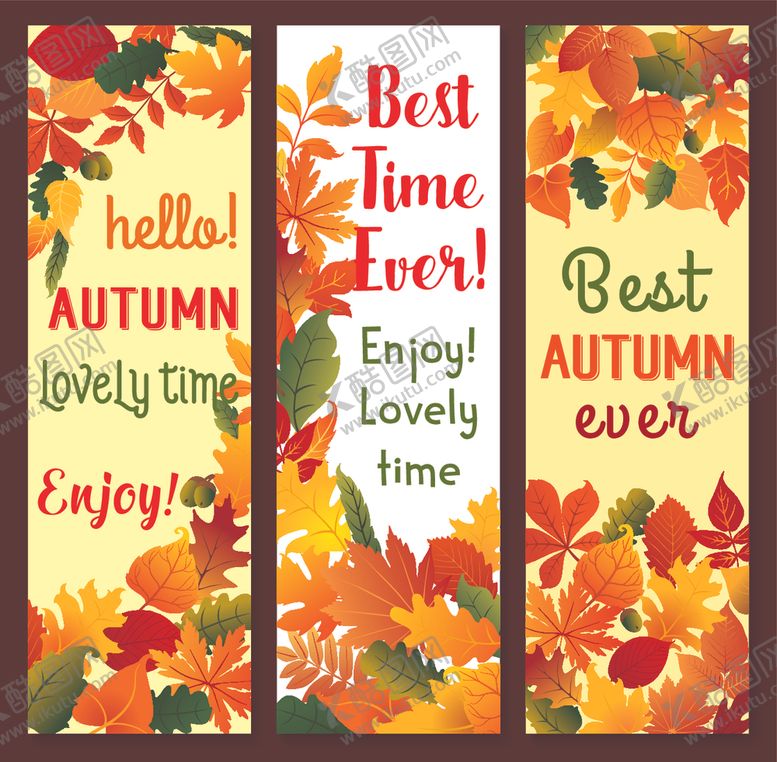 编号：10610709221151249833【酷图网】源文件下载-秋季主题装饰横幅