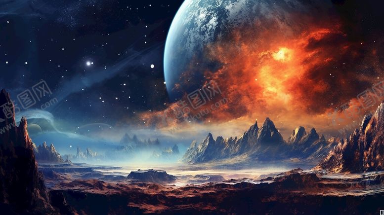 编号：52337110180329138063【酷图网】源文件下载-宇宙星空