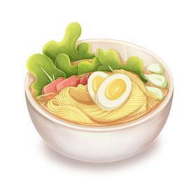 手绘美食