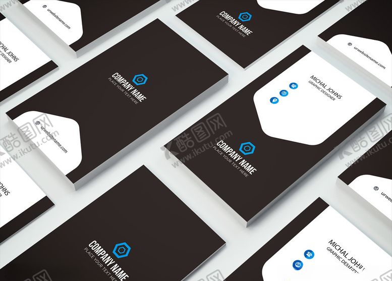 编号：63510710300159114292【酷图网】源文件下载-矢量名片模板