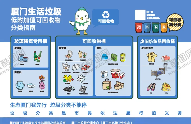 编号：18746504292132329215【酷图网】源文件下载-厦门垃圾分类