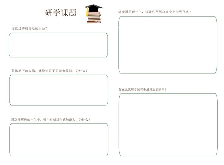 编号：25189903231155326501【酷图网】源文件下载-研学感悟