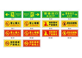 安全标识牌禁止类