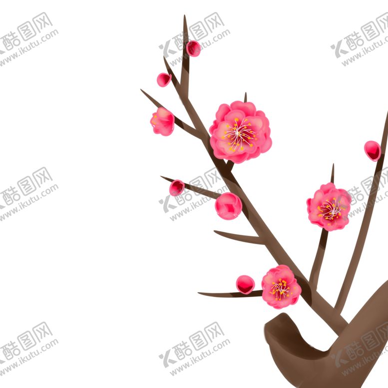 编号：21186405100918244929【酷图网】源文件下载-梅花素材