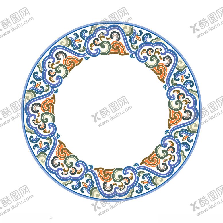 编号：16972902170147323312【酷图网】源文件下载-中式祥云花纹