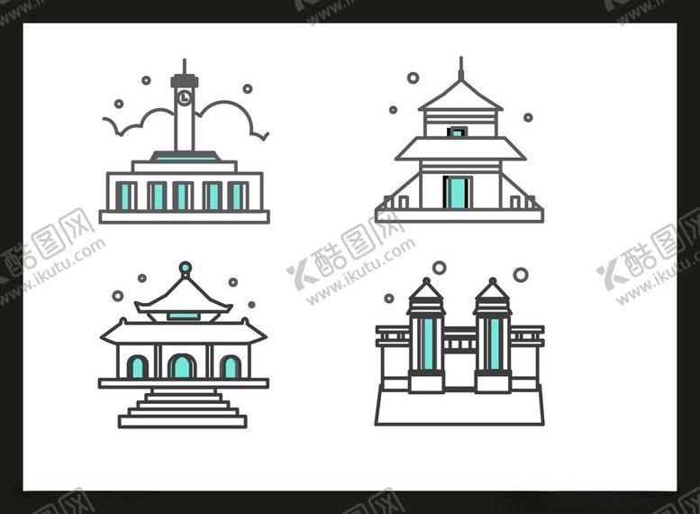 编号：28039802171441345317【酷图网】源文件下载-房子建筑图标
