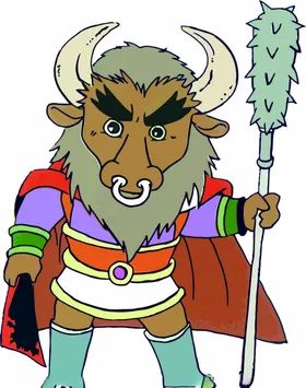 牛魔王卡通形象