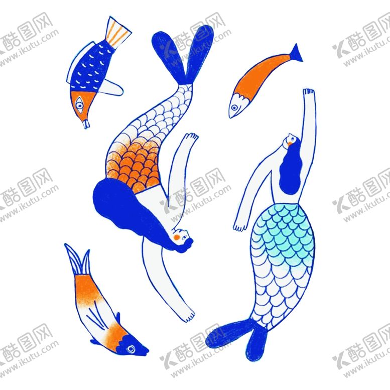 编号：74953107090522131797【酷图网】源文件下载-美人鱼