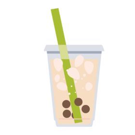 夏日冷饮矢量插画