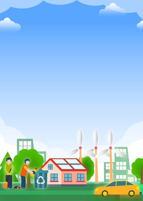 垃圾分类回收创建卫生城市知识