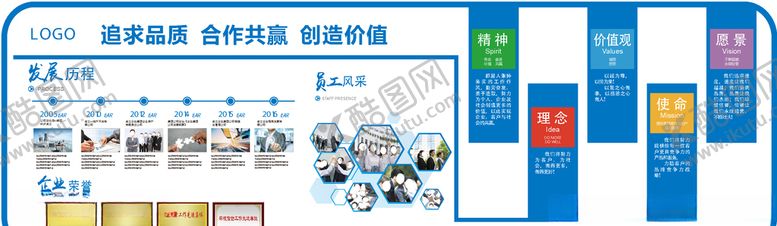 编号：21454510021602353262【酷图网】源文件下载-企业文化墙