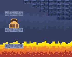 复古像素风游戏场景插画