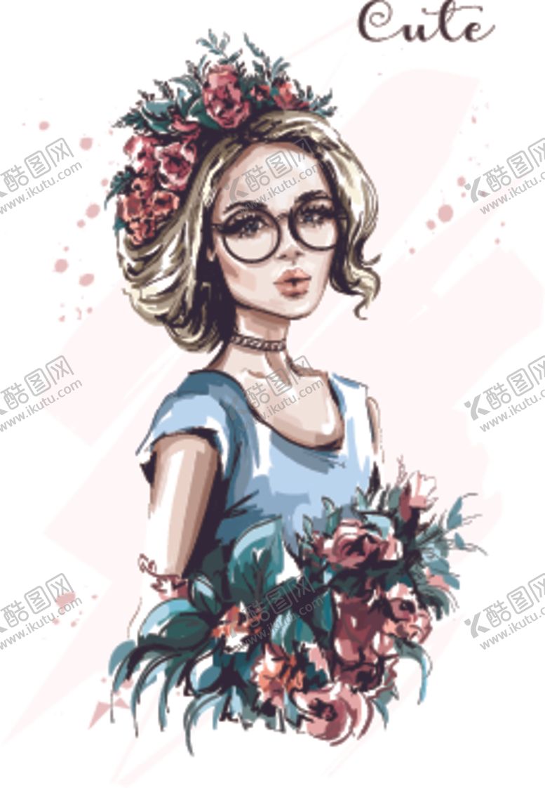 编号：29116410091727471380【酷图网】源文件下载-时尚女性