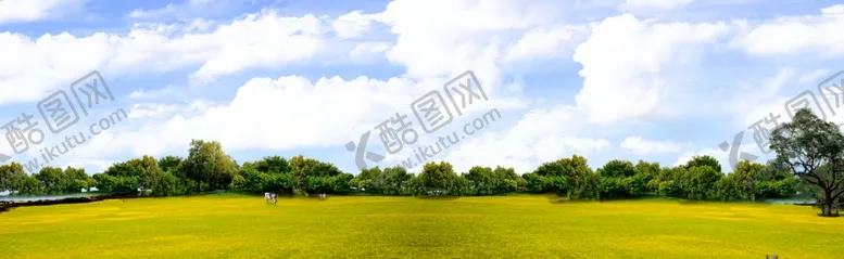 编号：78225906251205491266【酷图网】源文件下载-蓝天白云草地