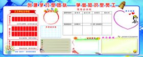 班组建设展板五星五型 文明班组