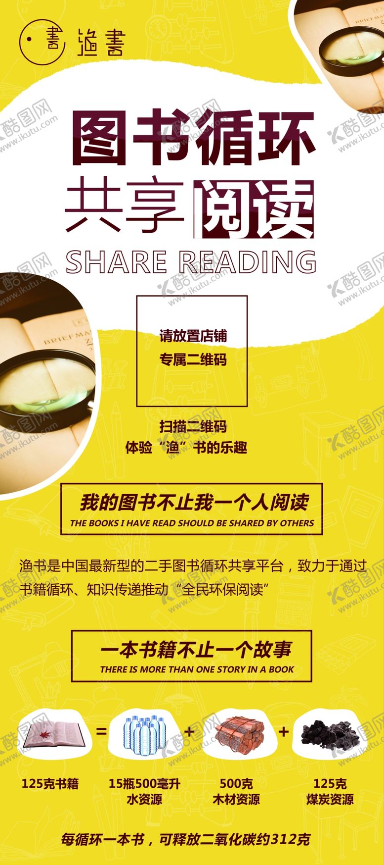 编号：14432206190423025787【酷图网】源文件下载-书店海报