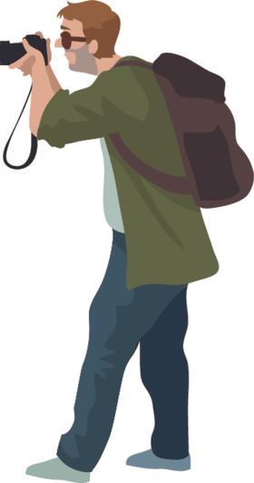 旅客背包观光人行箱