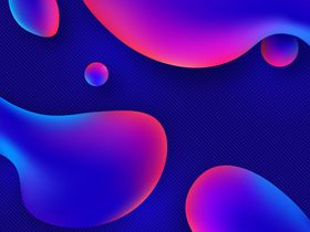 彩色几何渐变抽象背景