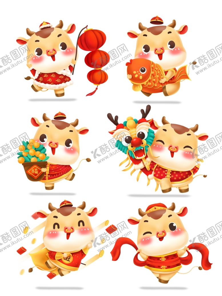 编号：34914405160120524047【酷图网】源文件下载-卡通牛