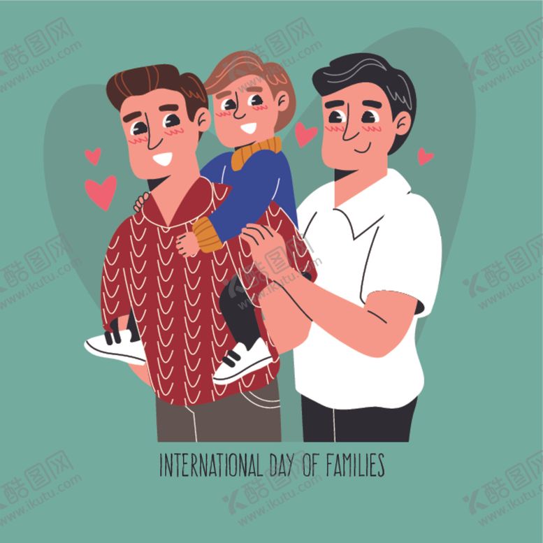 编号：10814309201954172488【酷图网】源文件下载-卡通家庭