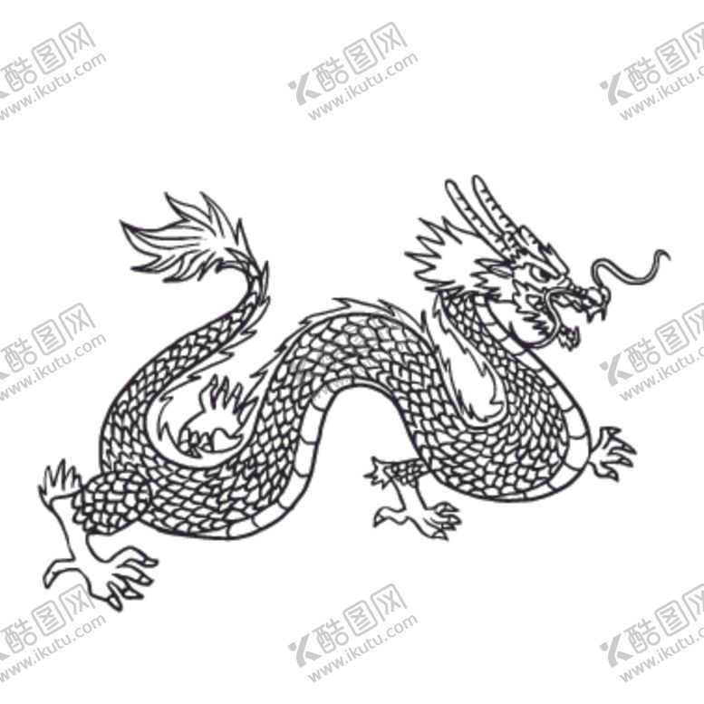 编号：15693706280338469009【酷图网】源文件下载-龙形象设计图案