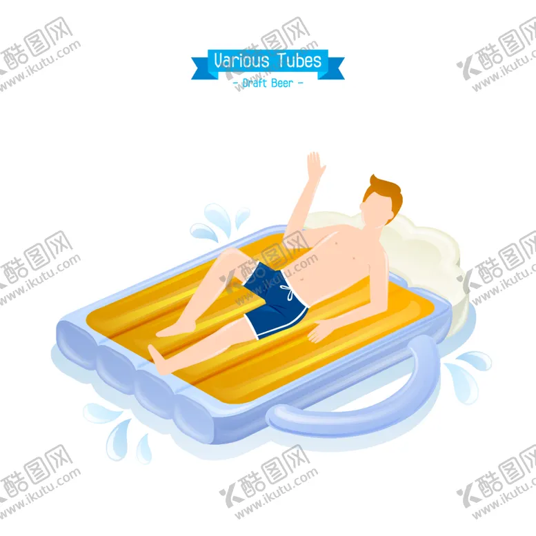 编号：64325112110504505322【酷图网】源文件下载-游泳男人