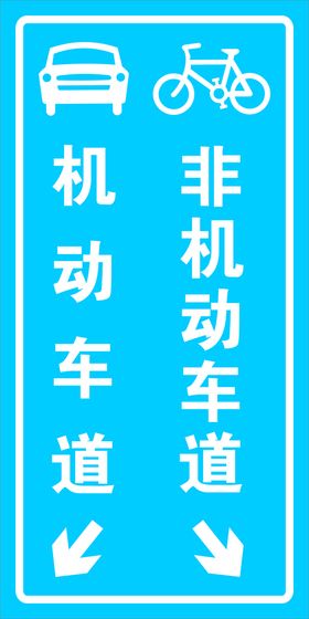 房地产人车分流海报