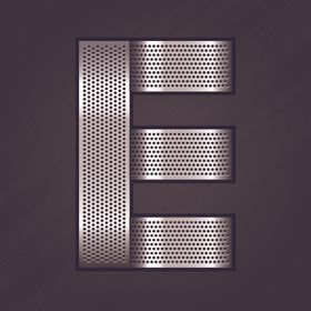 黄金字体金属艺术字设计银色素材