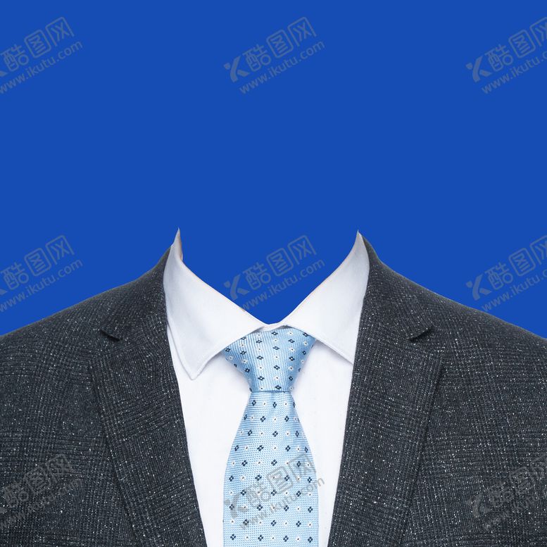 编号：78409309280538261760【酷图网】源文件下载-证件照男装半身免抠