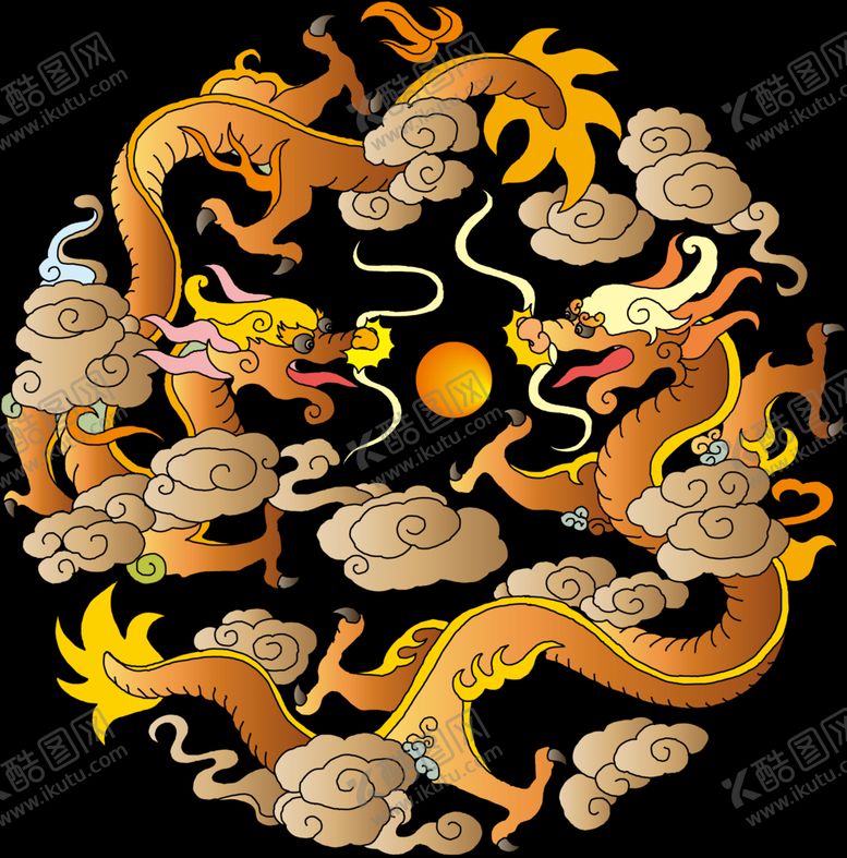 编号：09124310051411066327【酷图网】源文件下载-龙年龙文化
