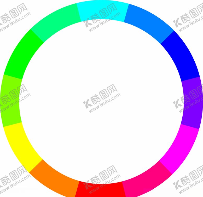 编号：58721606281300043985【酷图网】源文件下载-CMYK色相环