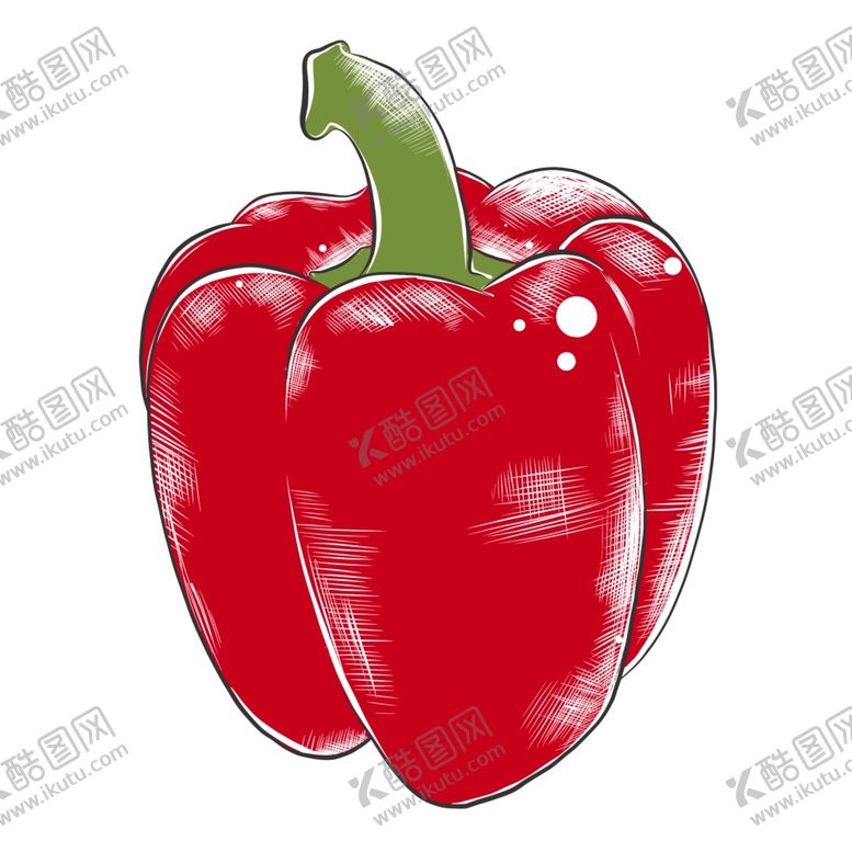 编号：63382107050404411401【酷图网】源文件下载-彩色素描蔬菜