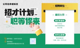 招聘海报