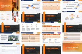 商务风画册模板展示