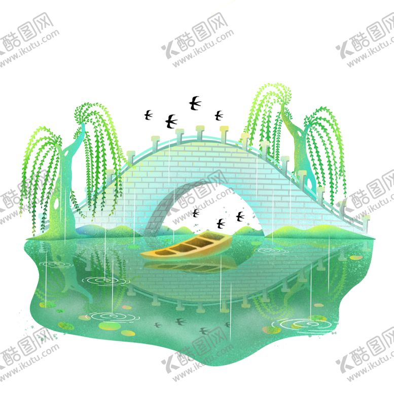 编号：89878802031446465708【酷图网】源文件下载-玉湖印桥