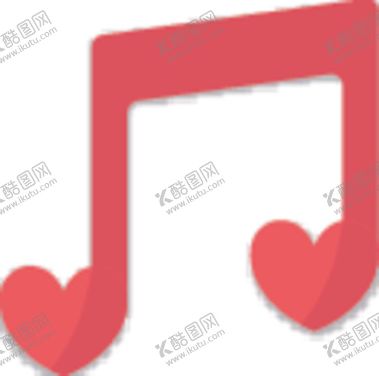 编号：18301605161056485976【酷图网】源文件下载-爱心音符