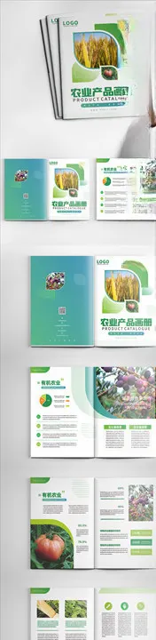 绿色有机农产品宣传画册