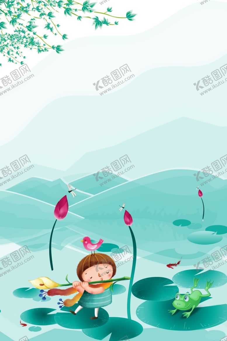 编号：31285806282045253584【酷图网】源文件下载-小清新立夏背景