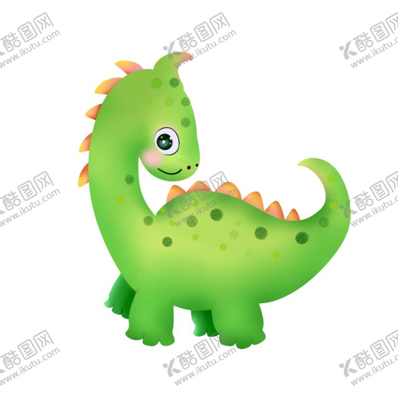 编号：48836807130817382614【酷图网】源文件下载-卡通小恐龙