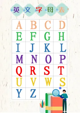幼儿识字挂图