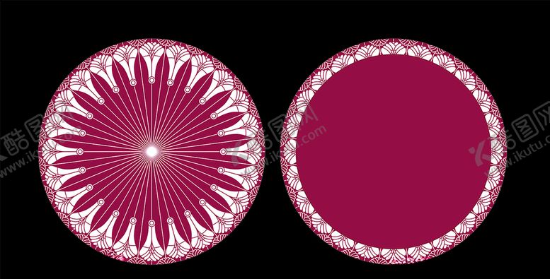 编号：58878409211612349745【酷图网】源文件下载-圆形花纹